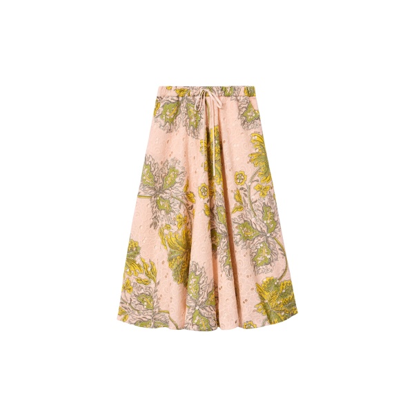 La DoubleJ Drawstring Skirt in Swathe Pink - Skirts - Milanese Maximalist Fashion at Luxury Shoes 