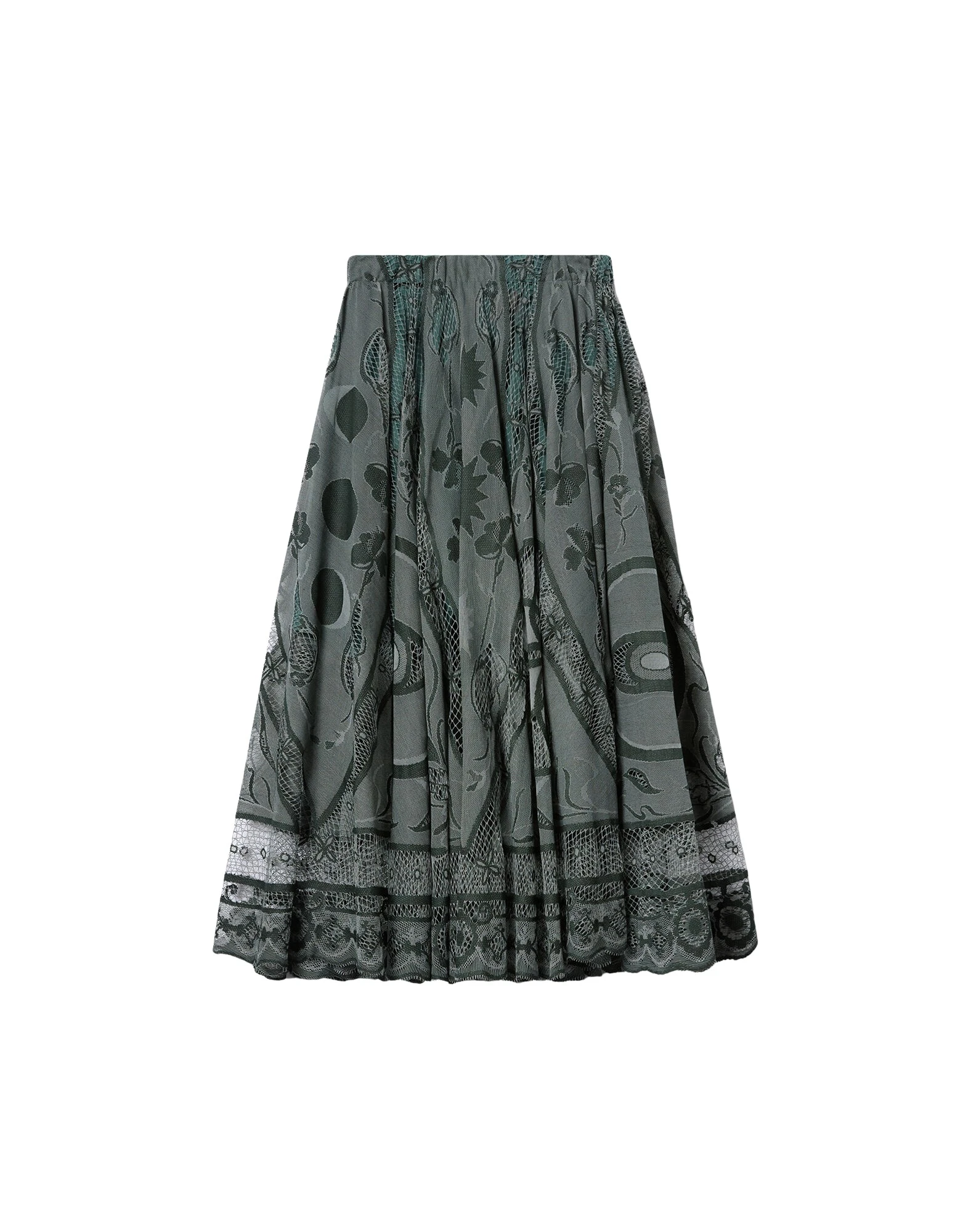 La DoubleJ Duchess Skirt in Solid Emerald