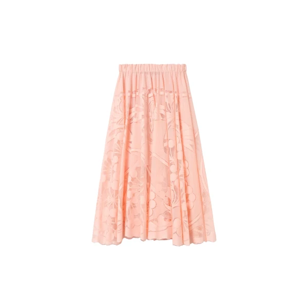 La DoubleJ Duchess Skirt in Solid Pale Pink