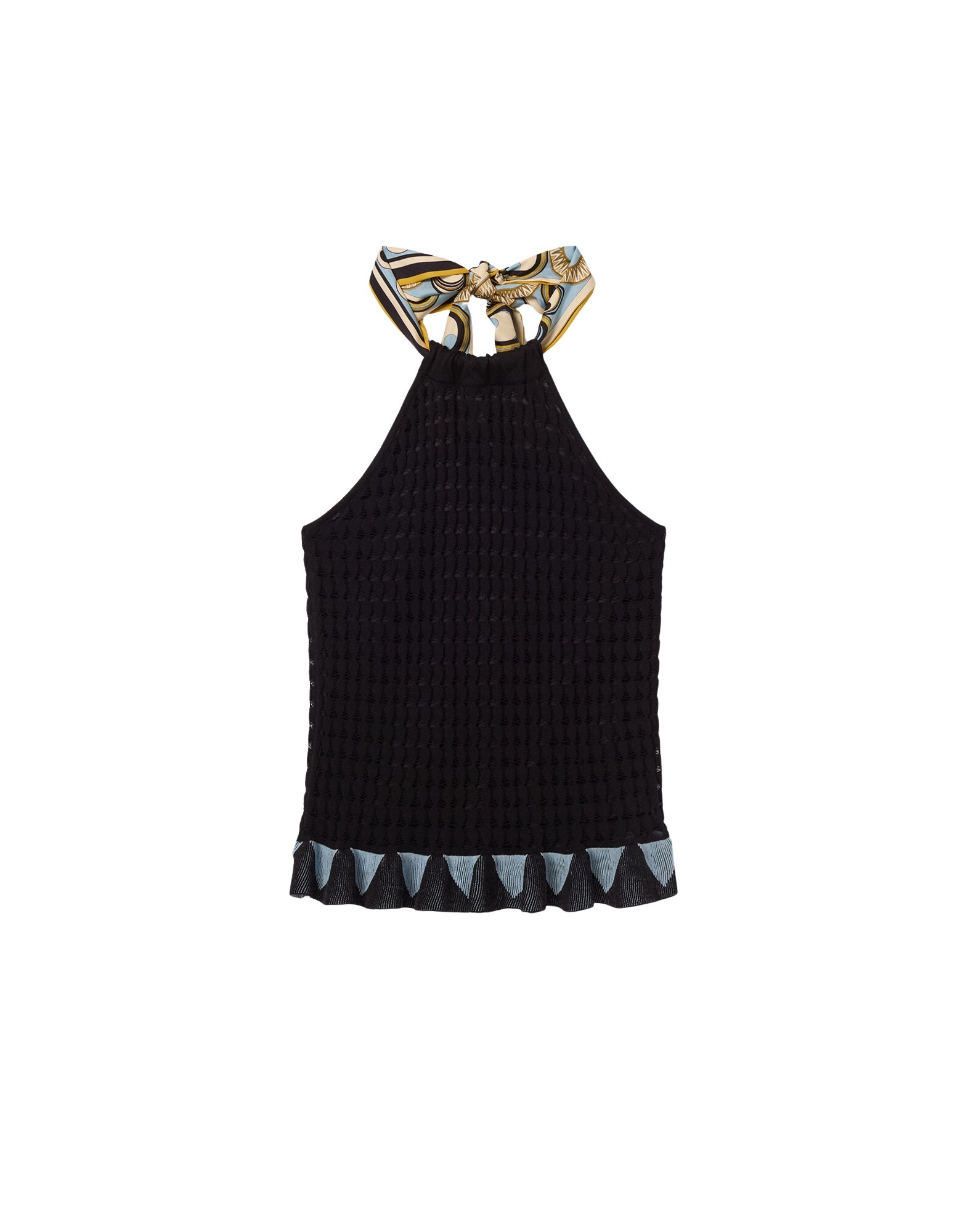 La DoubleJ Fiocchetto Top in Solid Black