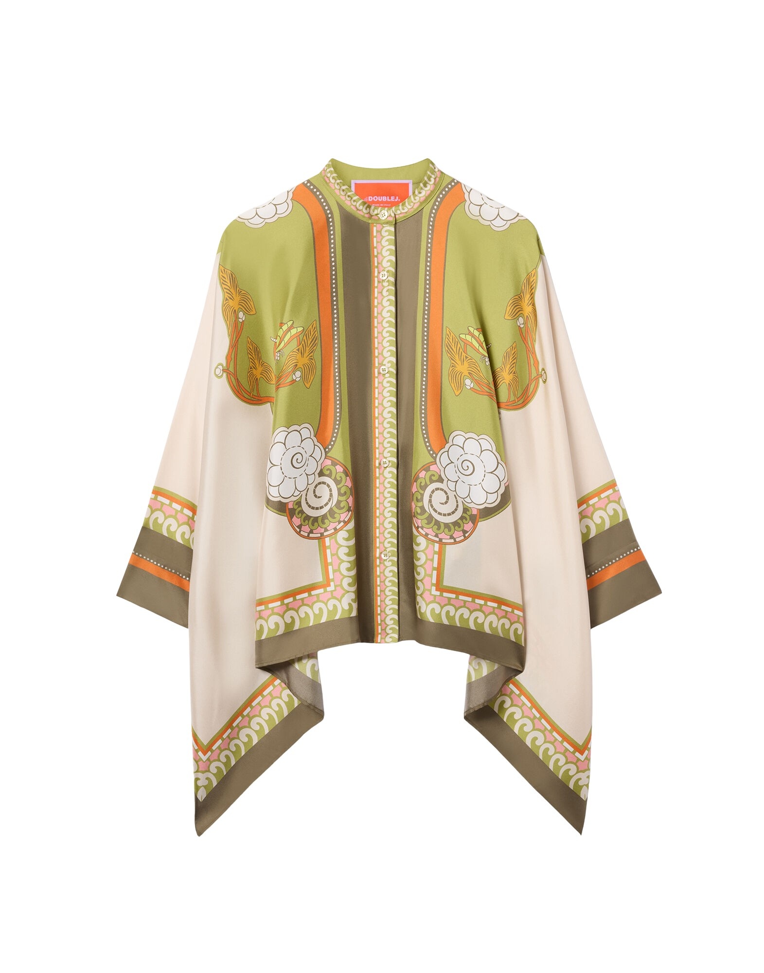 La DoubleJ Foulard Shirt in Ambrosia Placée Ivory