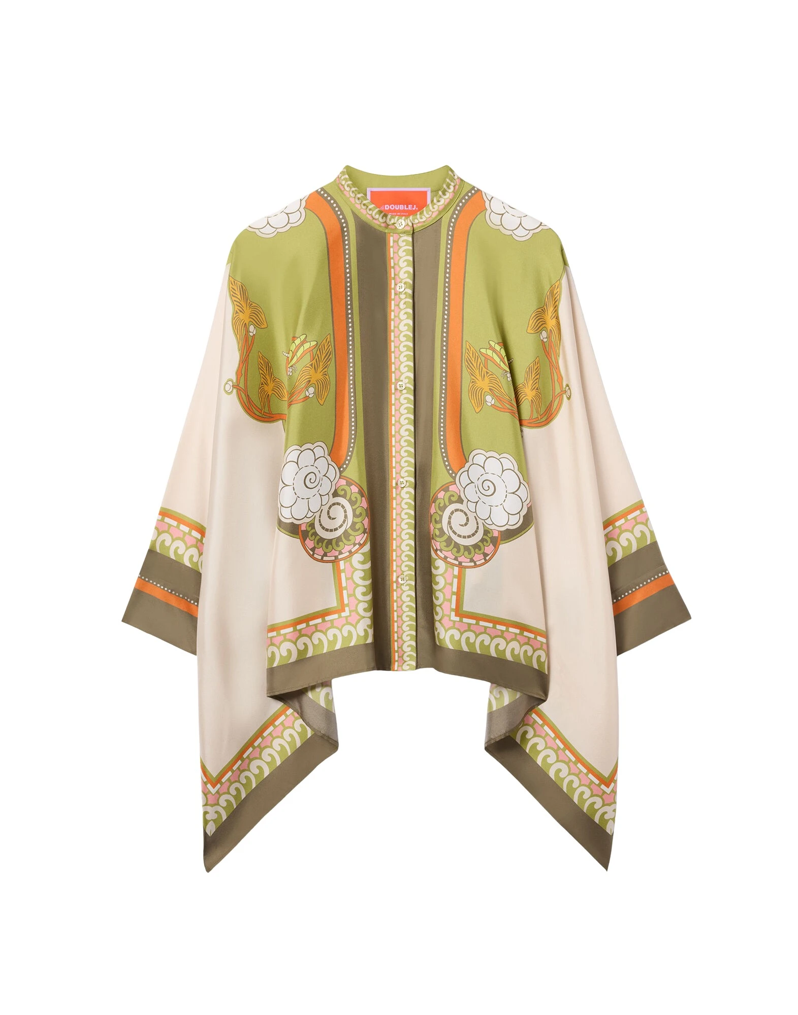 La DoubleJ Foulard Shirt in Ambrosia Placée Ivory