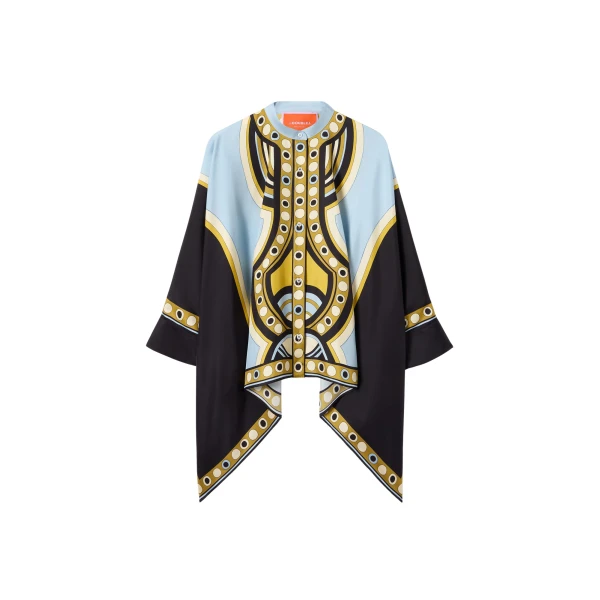 La DoubleJ Foulard Shirt in Sanctuary Placée Light Blue