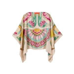 La DoubleJ Foulard Top in Tulip Placée Green