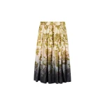 La DoubleJ Gala Skirt in Oasis Ombré Placée Green & Black