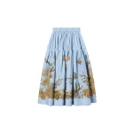 La DoubleJ Gala Skirt in Oceania Placée Light Blue