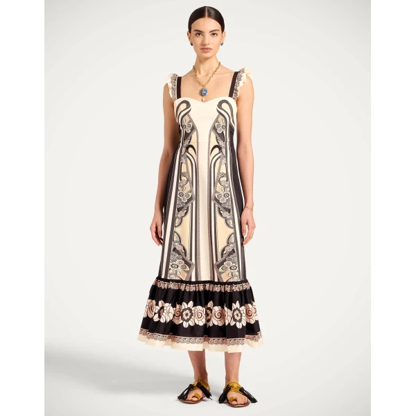 La DoubleJ Gingerbread Dress in Ambrosia Placée Pale Pink, view 4