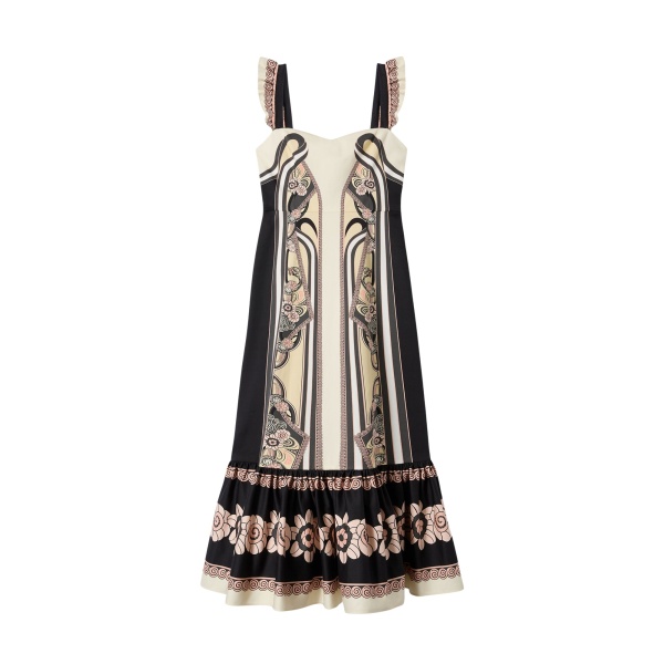 La DoubleJ Gingerbread Dress in Ambrosia Placée Pale Pink - Dresses - Milanese Maximalist Fashion at Luxury Shoes 