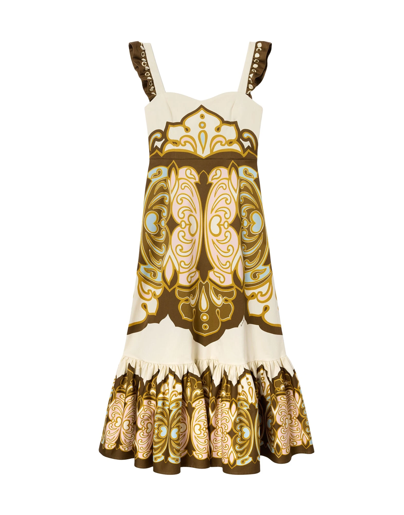 La DoubleJ Gingerbread Dress in Cocoon Placée Brown