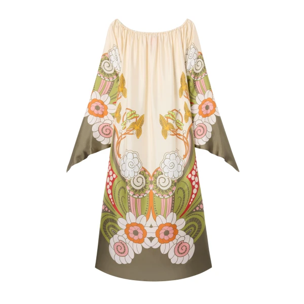 La DoubleJ Goddess Dress in Ambrosia Placée Ivory
