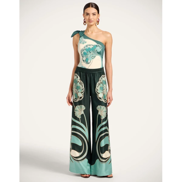 La DoubleJ Goddess Suit in Blooming Tulip Placée Mint, view 4