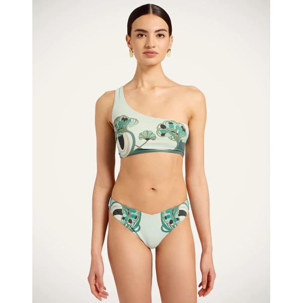 La DoubleJ Goddess Top in Blooming Tulip Placée Mint, view 2