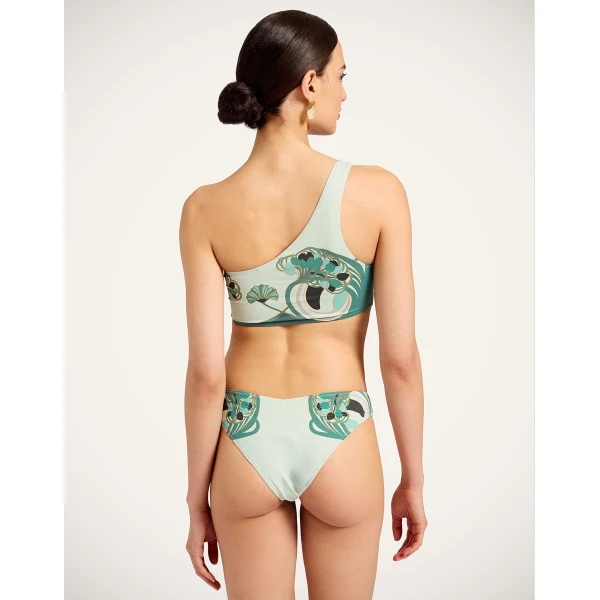 La DoubleJ Goddess Top in Blooming Tulip Placée Mint, view 3