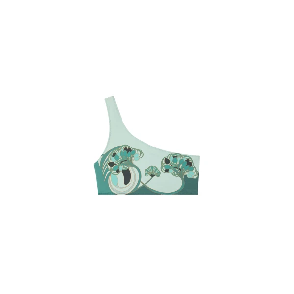 La DoubleJ Goddess Top in Blooming Tulip Placée Mint