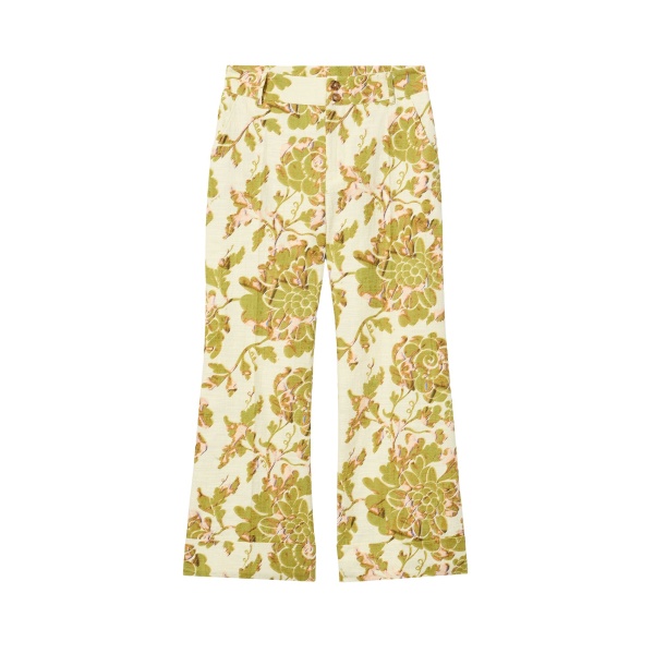 La DoubleJ Hendrix Pants in Oasis Green - Pants - Milanese Maximalist Fashion at Luxury Shoes 