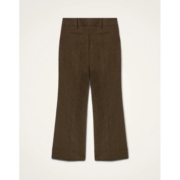 La DoubleJ Hendrix Pants in Solid Chocolate, view 5