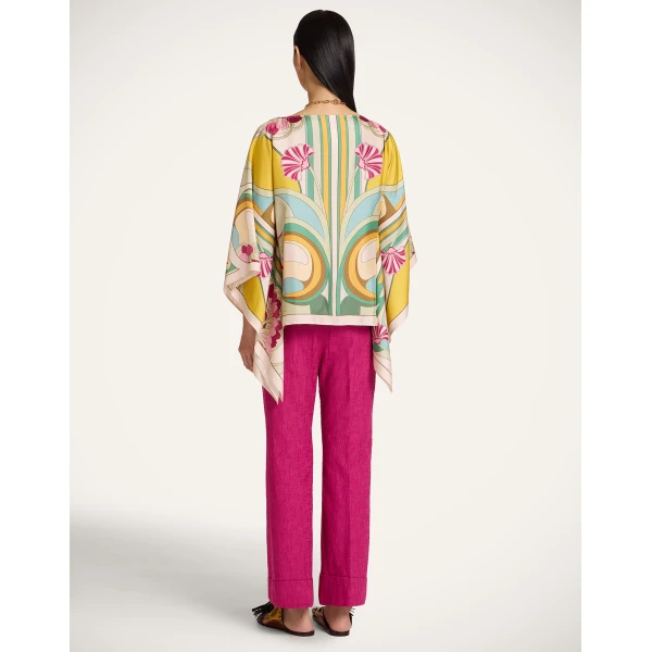 La DoubleJ Hendrix Pants in Solid Pink, view 3
