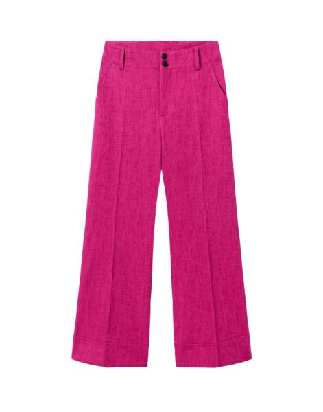 La DoubleJ Hendrix Pants in Solid Pink - Pants - Milanese Maximalist Fashion at Luxury Shoes 