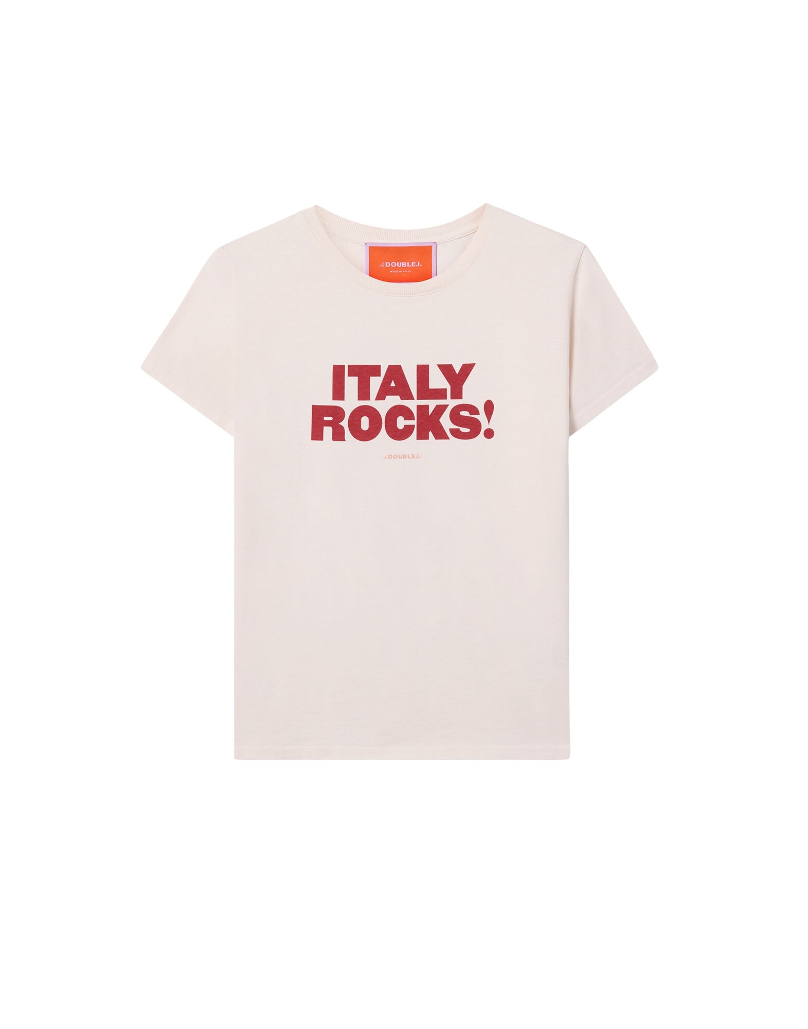 La DoubleJ High Tee Shirt in Solid Ecru
