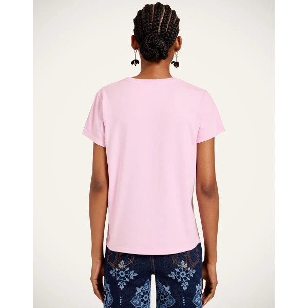 La DoubleJ High Tee Shirt in Solid Lilac, view 3