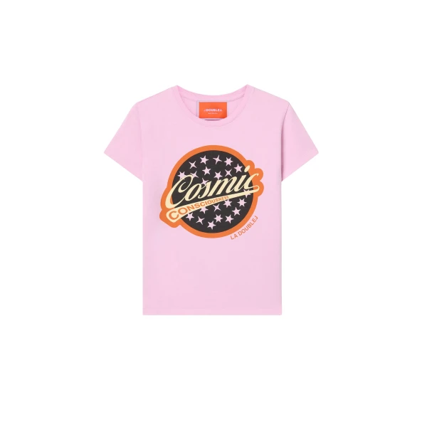 La DoubleJ High Tee Shirt in Solid Lilac