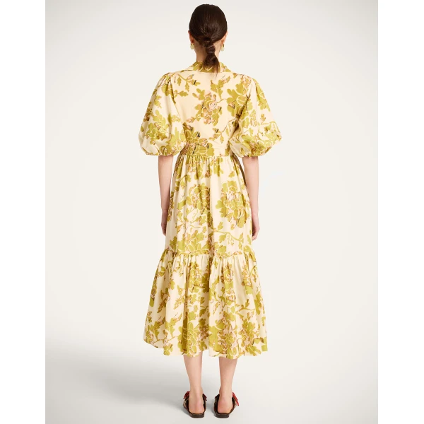La DoubleJ Ischia Dress in Oasis Green, view 3