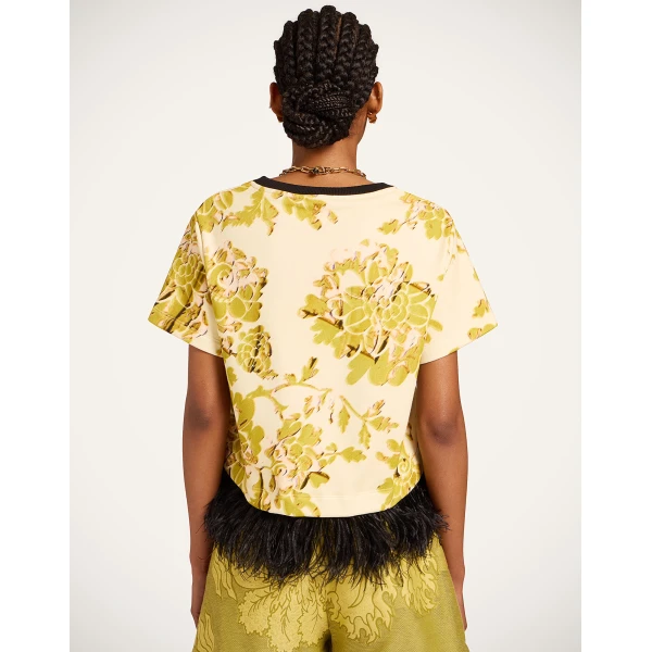 La DoubleJ La Scala Tee in Oasis Green Top, view 3