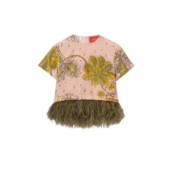 La DoubleJ La Scala Tee in Swathe Pink Top