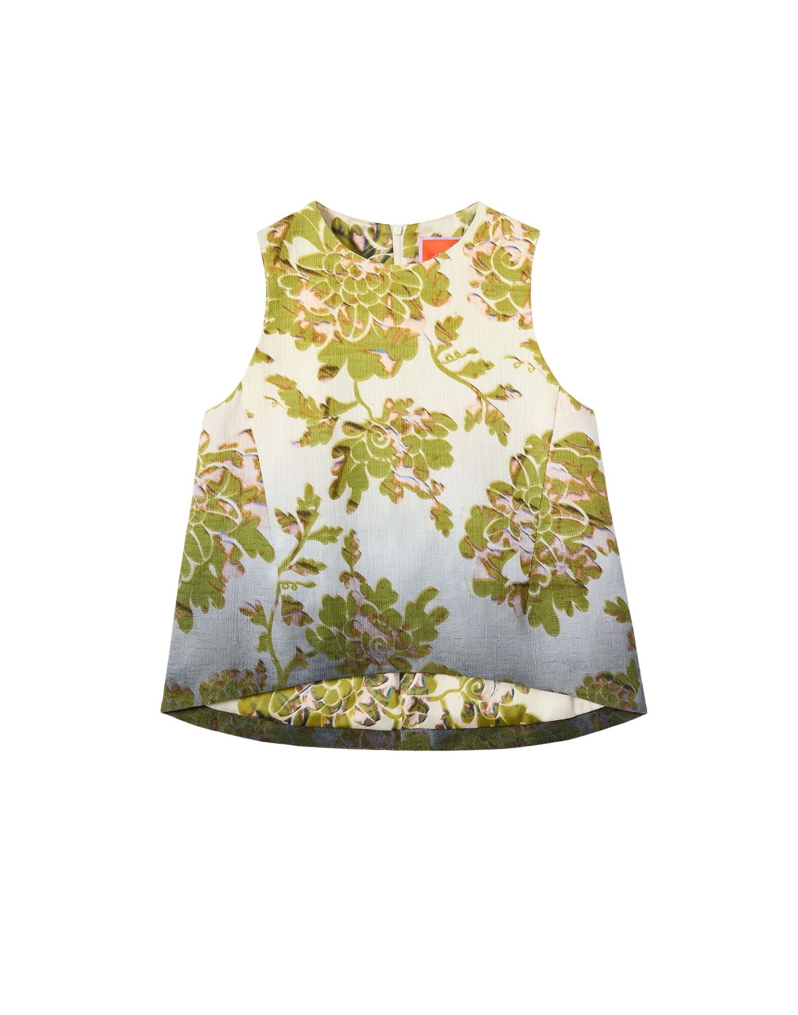La DoubleJ La Scala Top in Oasis Ombré Placée Green & Black