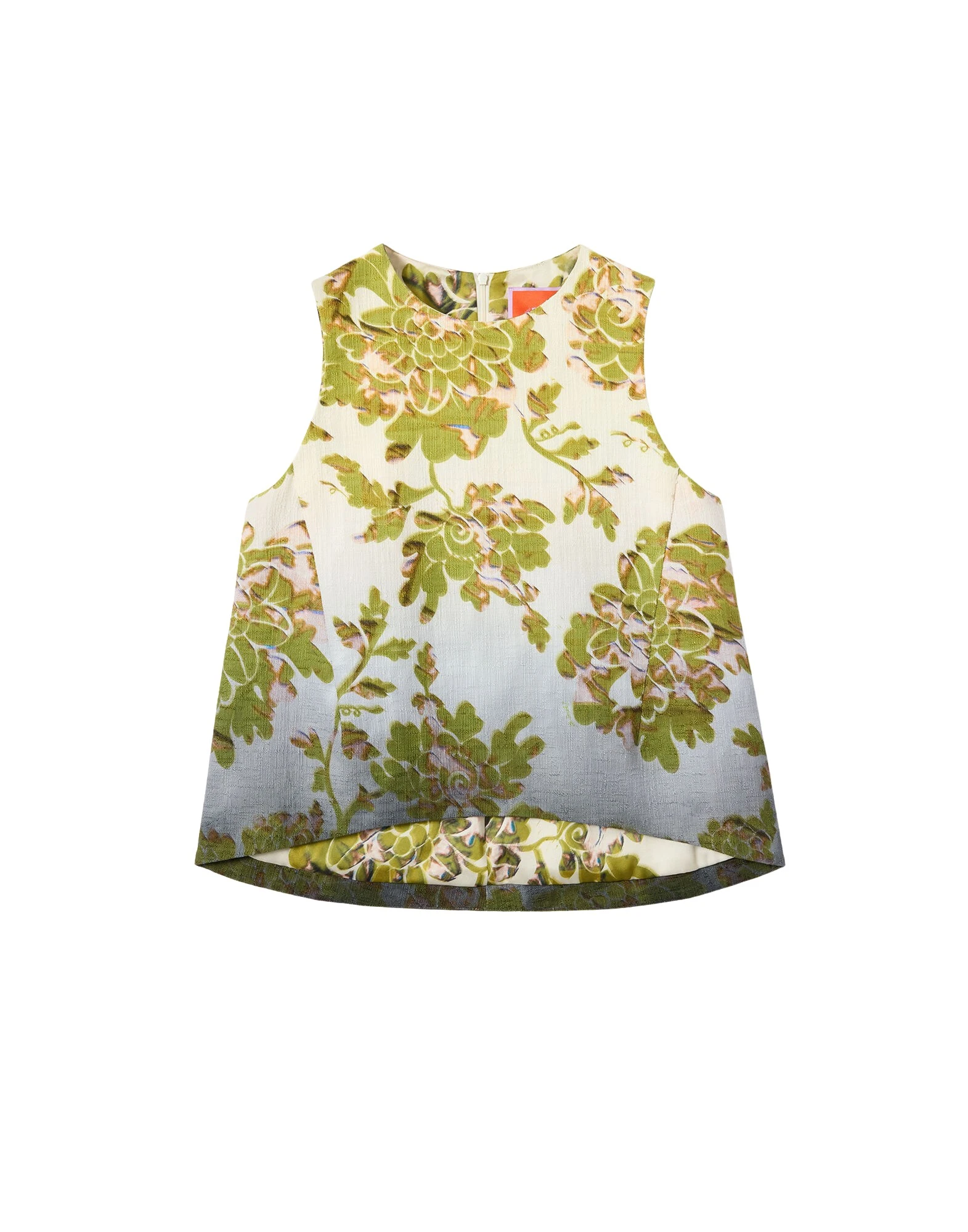 La DoubleJ La Scala Top in Oasis Ombré Placée Green & Black