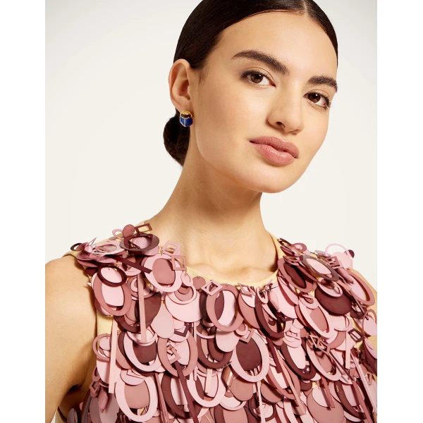 La DoubleJ La Scala Top in Solid Light Beige, view 6