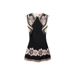 La DoubleJ Lela Mini Dress in Ambrosia Placée Black