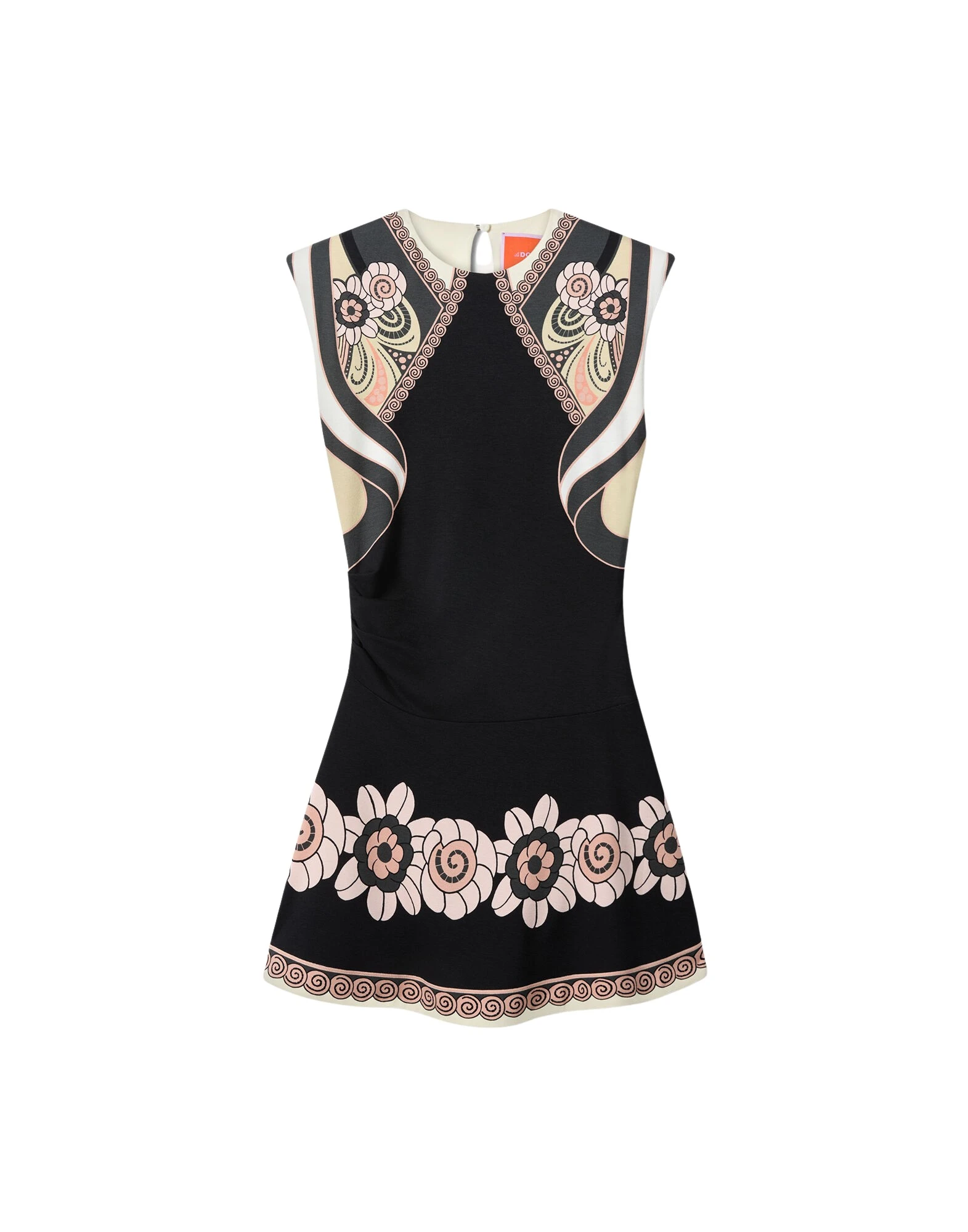 La-DoubleJ-Lela-Mini-Dress-in-Ambrosia-Placee-Black75346_nobg La DoubleJ Lela Mini Dress in Ambrosia Placée Black
