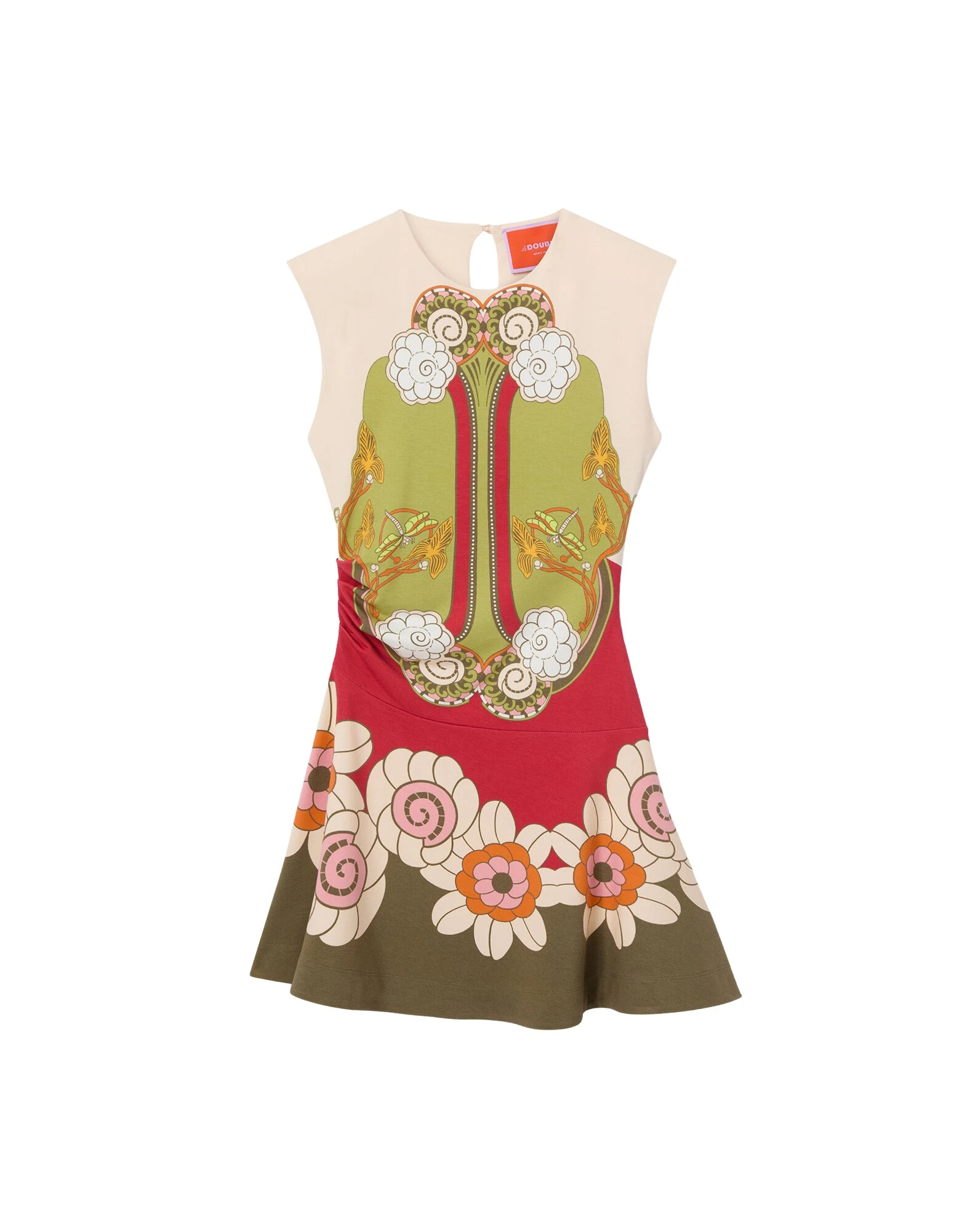 La-DoubleJ-Lela-Mini-Dress-in-Ambrosia-Placee-Green71606_nobg La DoubleJ Lela Mini Dress in Ambrosia Placée Green