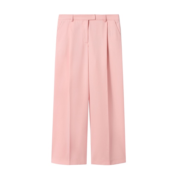 La DoubleJ Loose Pants in Solid Pink - Pants - Milanese Maximalist Fashion at Luxury Shoes 