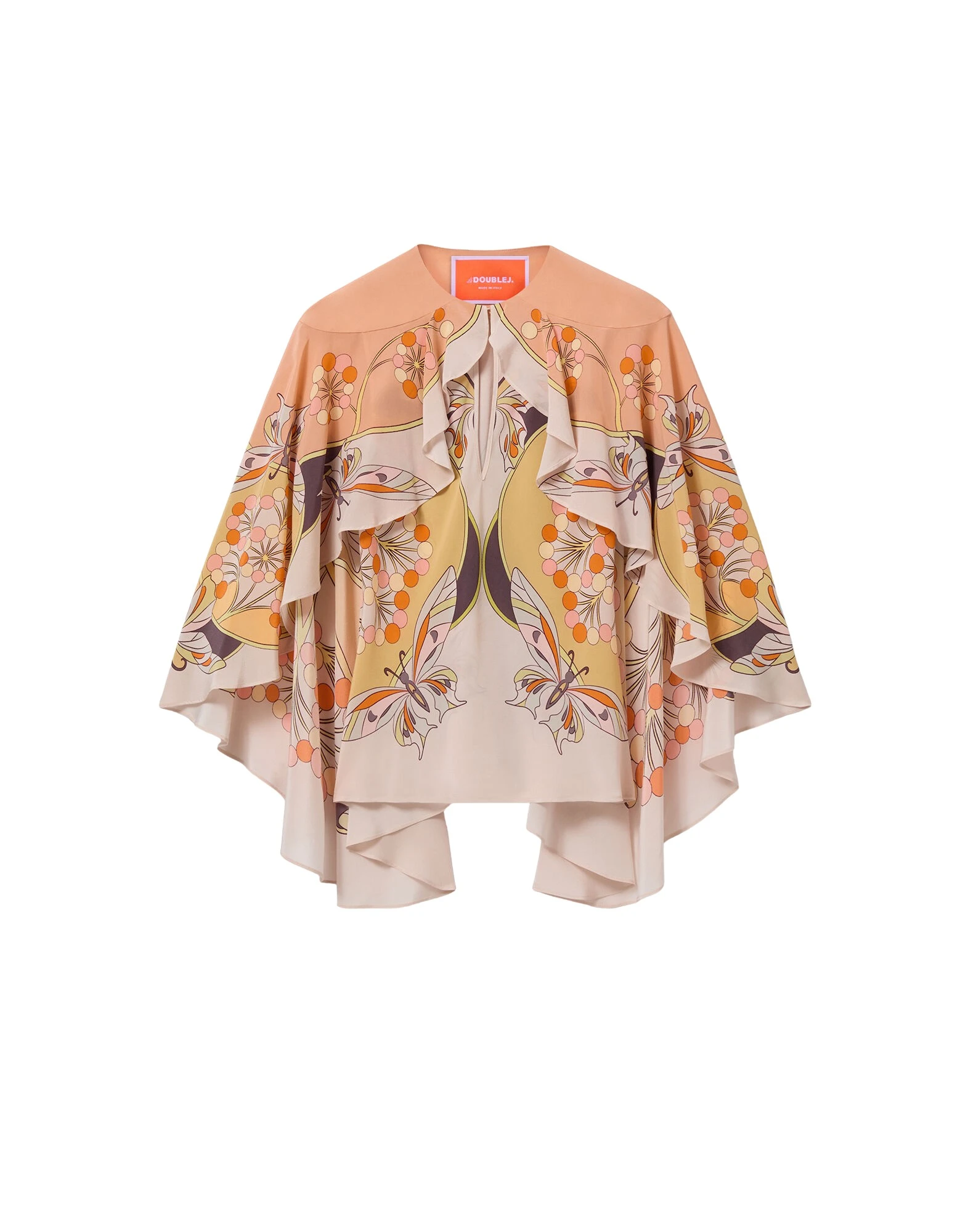 La DoubleJ Magic Top in Florette Placée Pale Pink