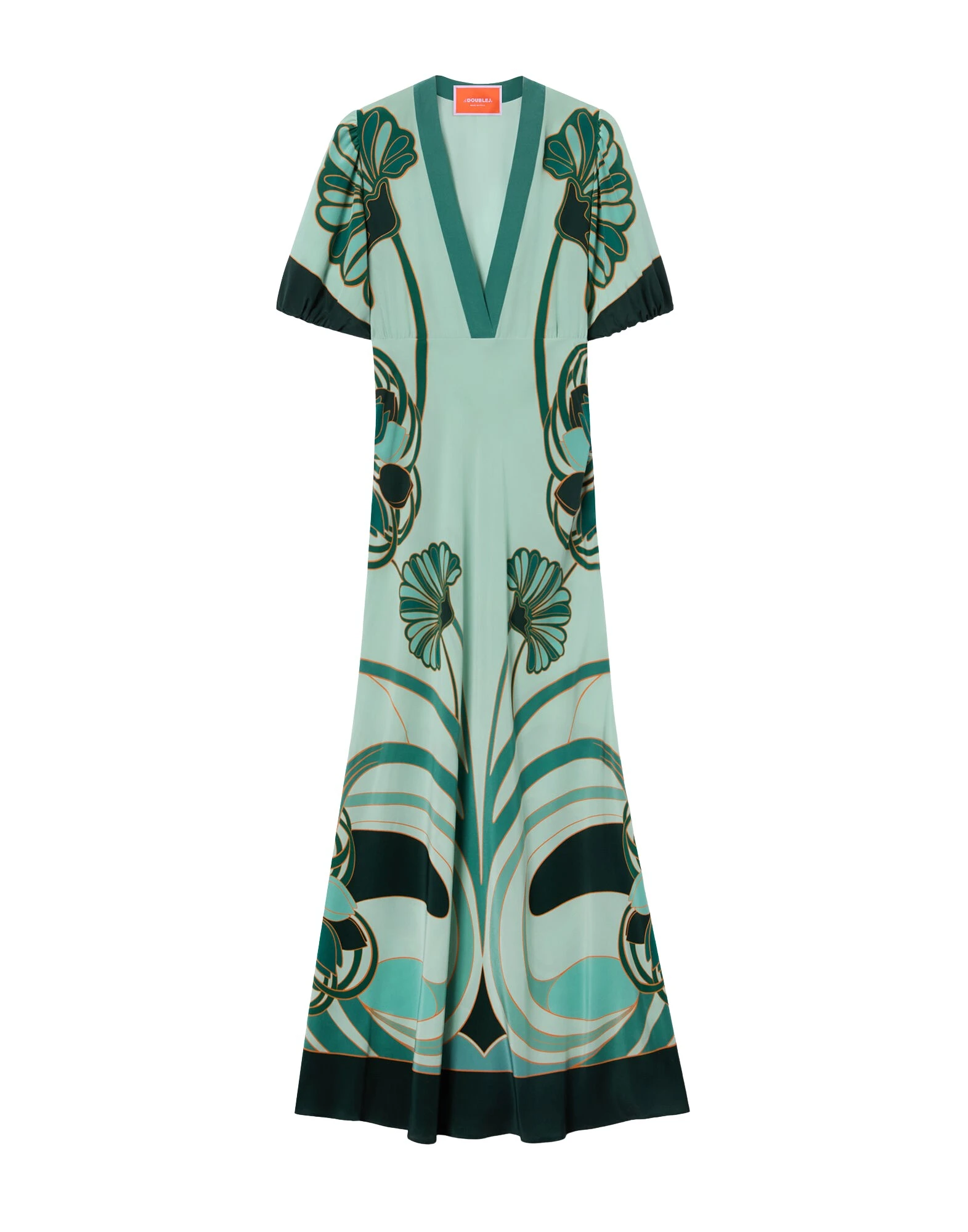 La DoubleJ Marlene Dress in Blooming Tulip Placée Mint