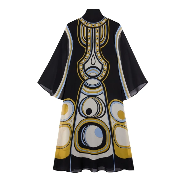 La DoubleJ Midi Magnifico Dress in Sanctuary Placée Black