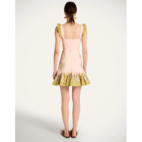 La DoubleJ Mini Gingerbread Dress in Swathe Placée Pink, view 3