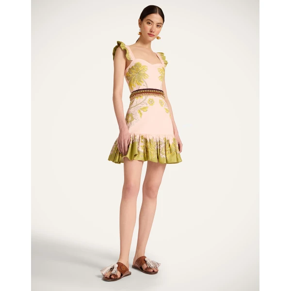 La DoubleJ Mini Gingerbread Dress in Swathe Placée Pink, view 4