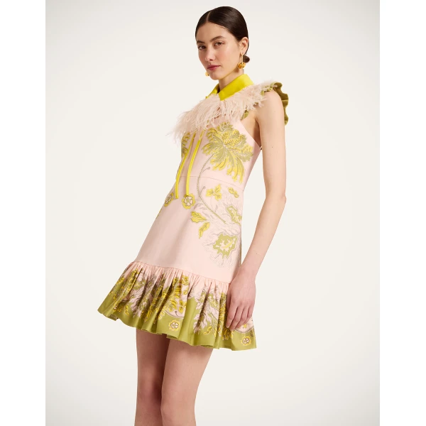 La DoubleJ Mini Gingerbread Dress in Swathe Placée Pink, view 5