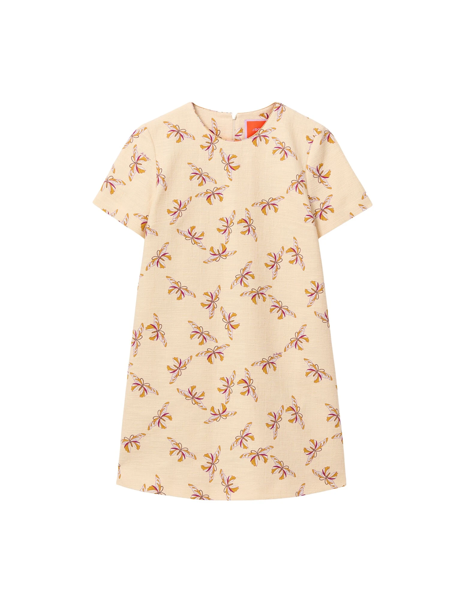 La-DoubleJ-Mini-Swing-Dress-in-Farfalla-Buttercream51464_nobg La DoubleJ Mini Swing Dress in Farfalla Buttercream