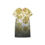 La-DoubleJ-Mini-Swing-Dress-in-Oasis-Ombre-Placee-Green-Black36773_nobg La DoubleJ Mini Swing Dress in Oasis Ombré Placée Green & Black