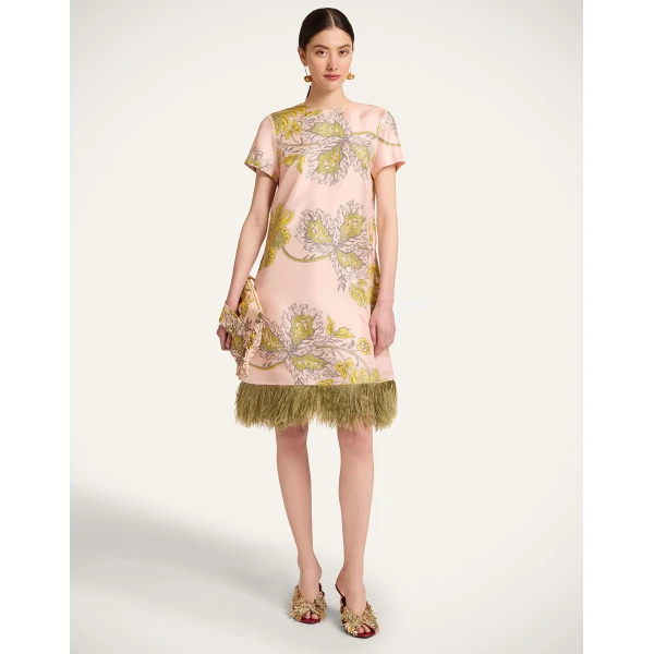 La DoubleJ Mini Swing Dress in Swathe Pink, view 2