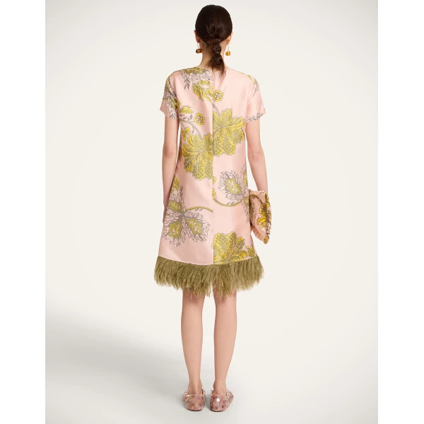 La DoubleJ Mini Swing Dress in Swathe Pink, view 3