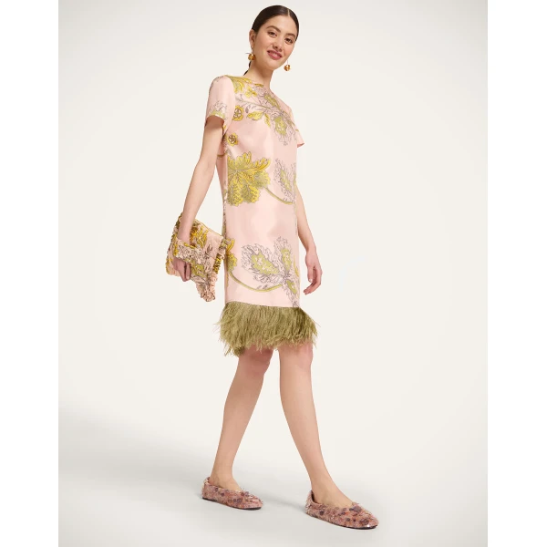 La DoubleJ Mini Swing Dress in Swathe Pink, view 5