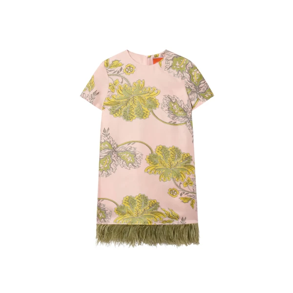 La DoubleJ Mini Swing Dress in Swathe Pink
