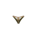 La DoubleJ Mirage Bikini Bottom in Ambrosia Placée Green