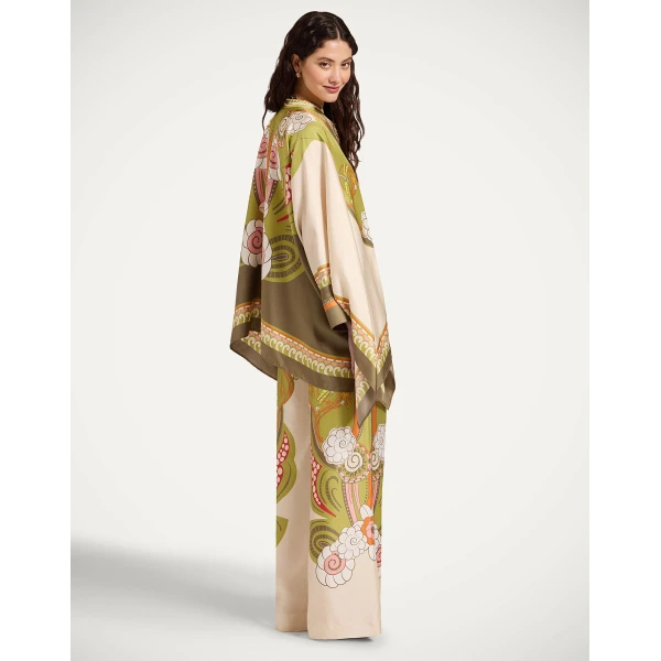 La DoubleJ Palazzo Pants in Ambrosia Placée Ivory, view 4