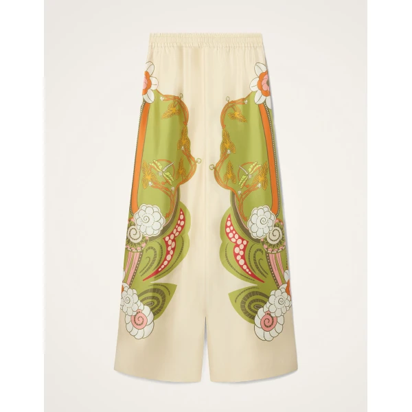 La DoubleJ Palazzo Pants in Ambrosia Placée Ivory, view 6